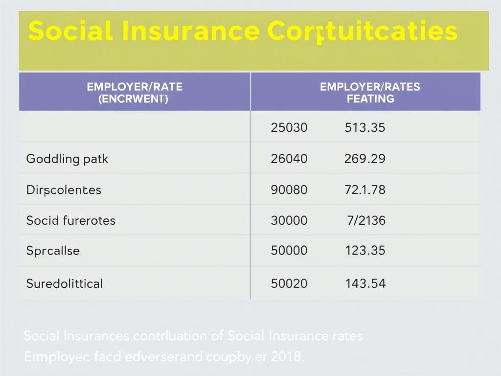 Social Insurance Contributions: Understanding Employee and Employer Rates